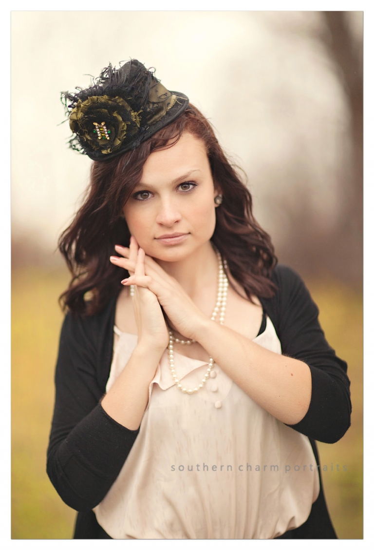 high school senior outside wearing dramatic clothing knoxville tn