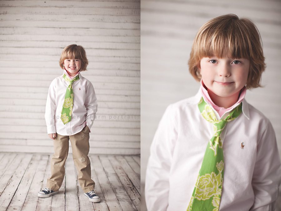 boy in polkadaisies shoot