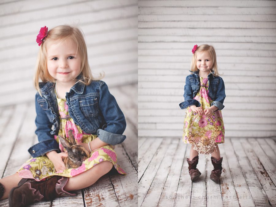 denim jacket and floral dress from target