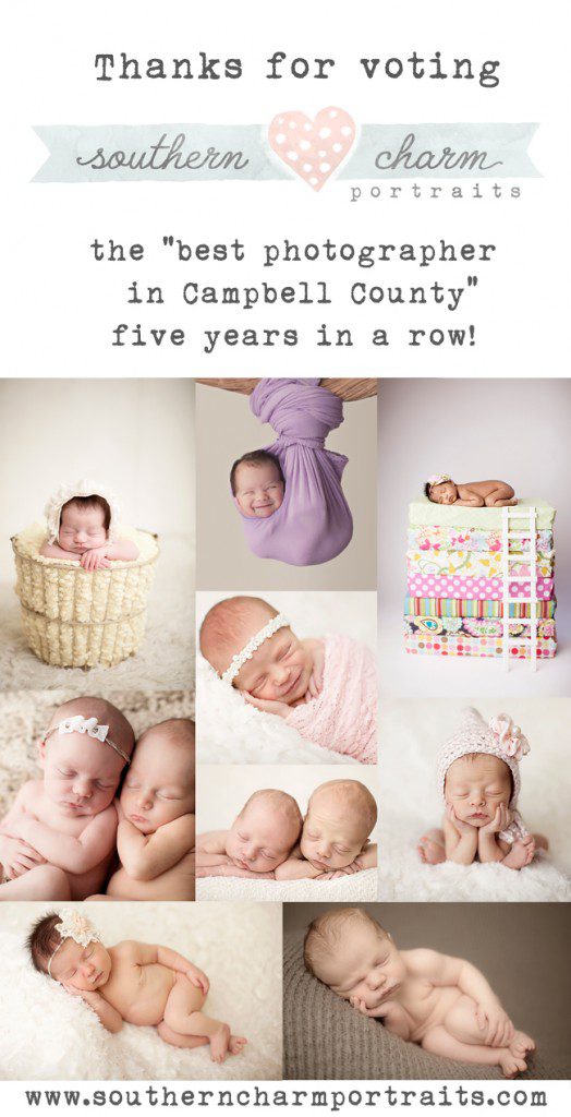 knoxville, tn newborn photography studio