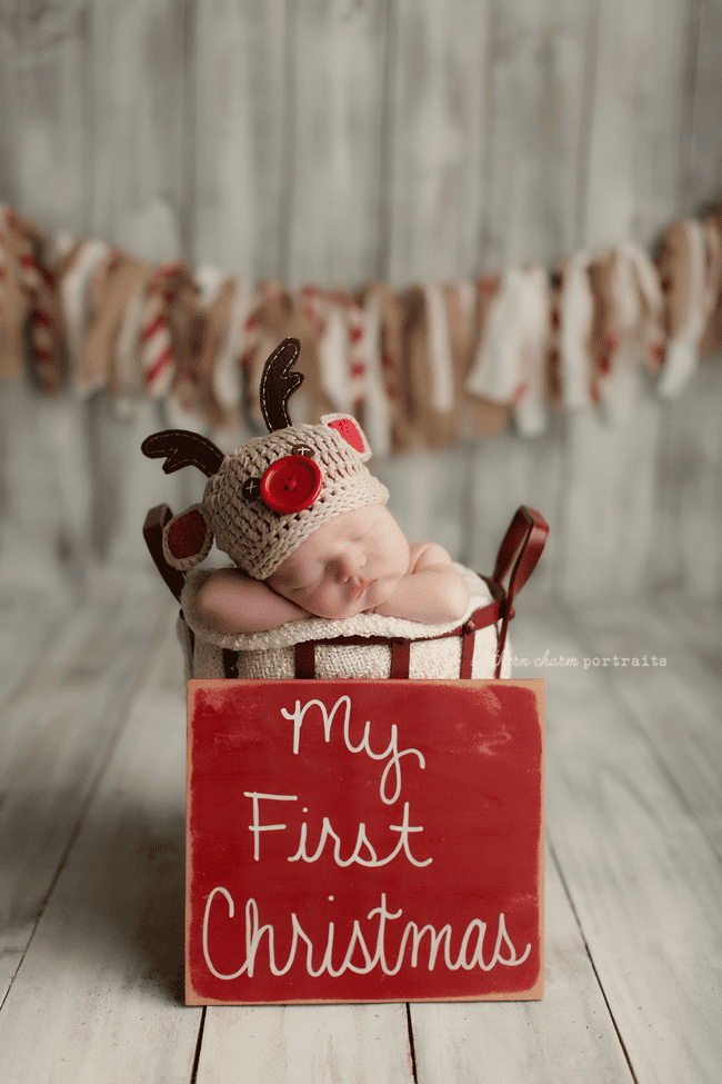 christmas newborn pictures