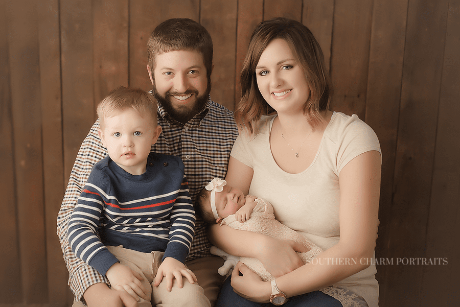 knoxville tn newborn family portraits