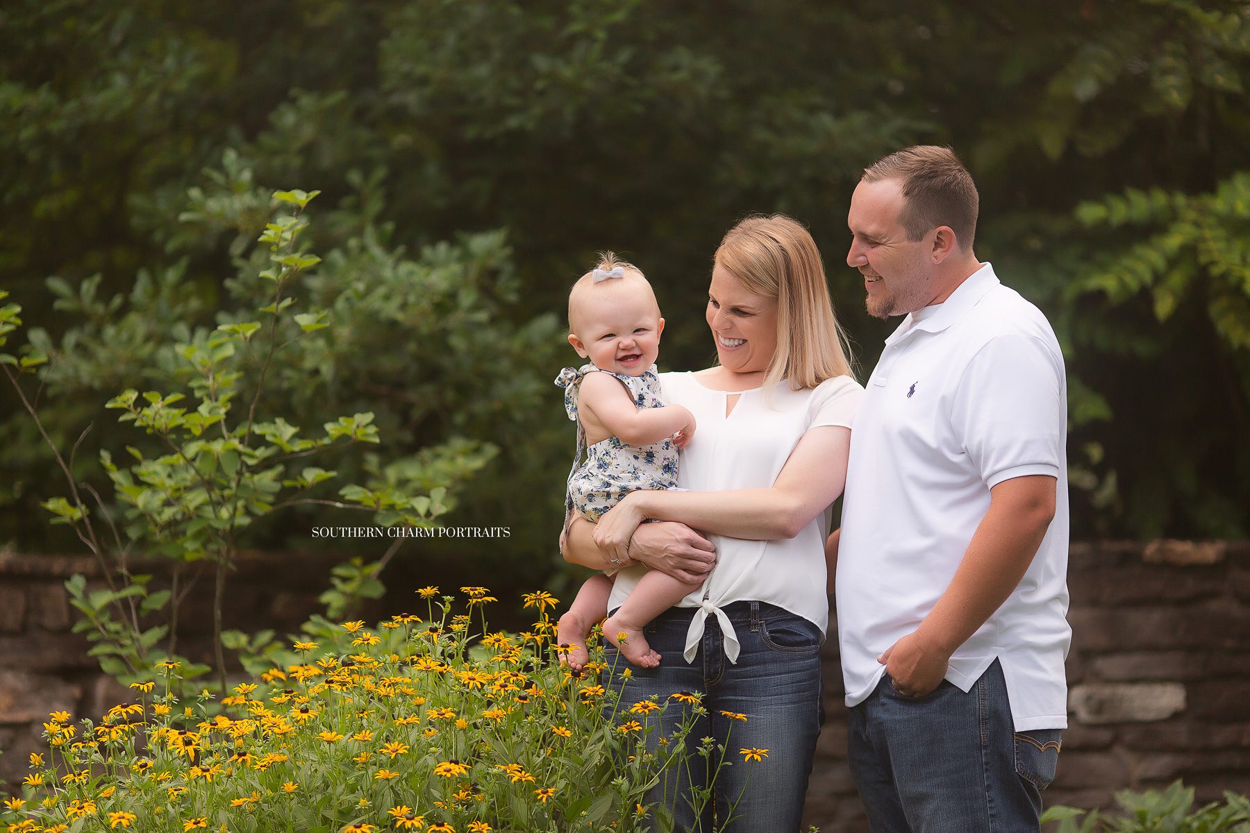 family portraits knoxville botantical gardens